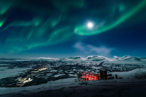 Northern Lights over Abisko, Swedish Lapland