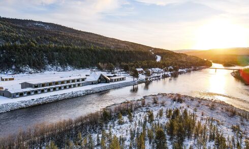 Aerial, Arctic Wilderness Lodge