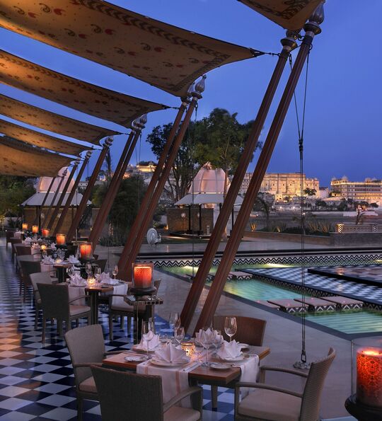 Al Fresco Dining, The Leela Palace Udaipur