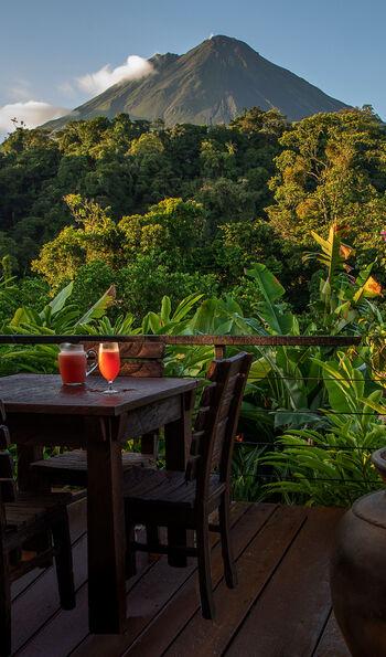 View of Arenal from and Amor Arenal