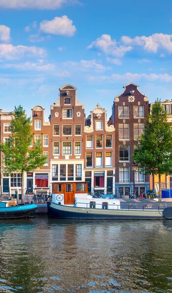 Amsterdam's famous canals