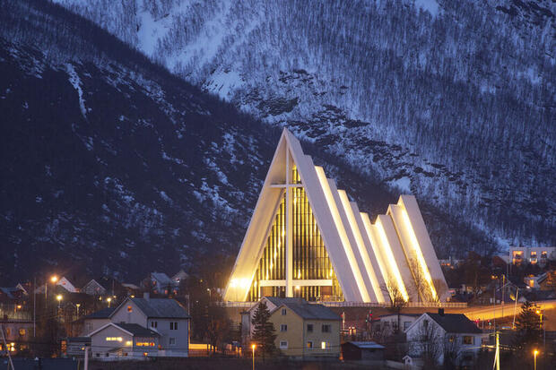 Arctic Cathedral in Tromso, Norway