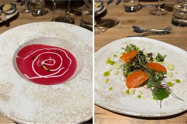 Dining at Arctic Lumo Resort in Kuusamo, Finland