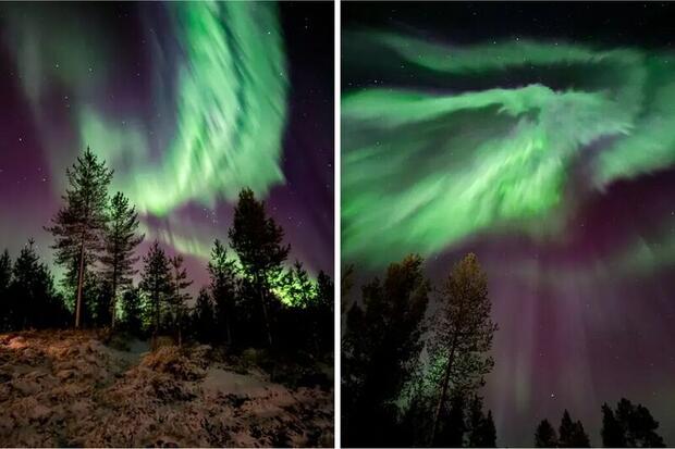 More Northern Lights at Arctic Lumo Resort in Kuusamo, Finland