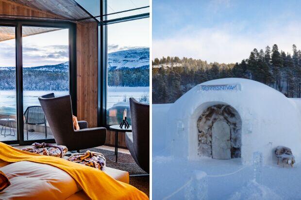 Arctic Wilderness Lodge & Sorrisniva Igloo Hotel in Northern Norway