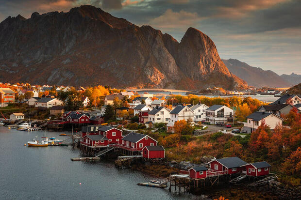 Autumn in Reine, Lofoten Islands, Norway