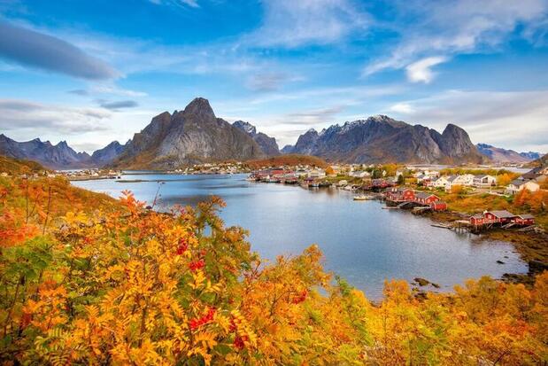 Autumn in the Lofoten Islands, Norway Autumn in the Lofoten Islands, Norway
