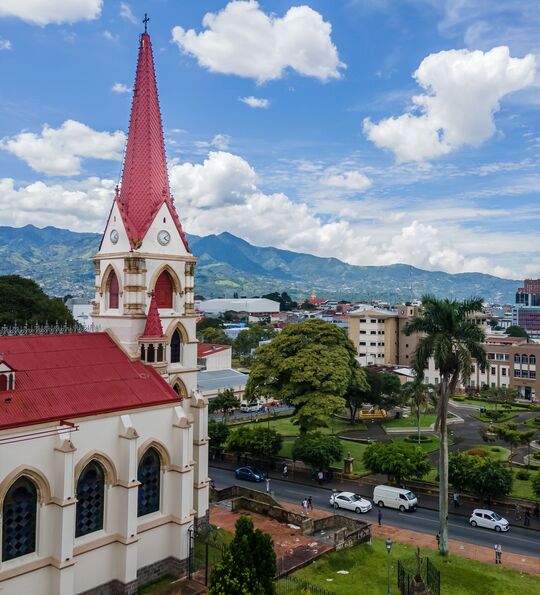 Baroque Church in San Jos&eacute;, Costa Rica