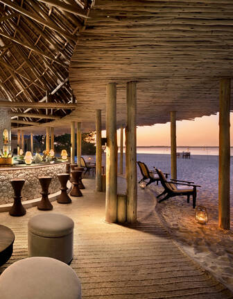 Beach Bar, andBeyond Mnemba Island