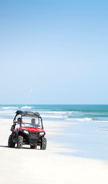 Beach buggy, Anantara Al Baleed Resort, Salalah