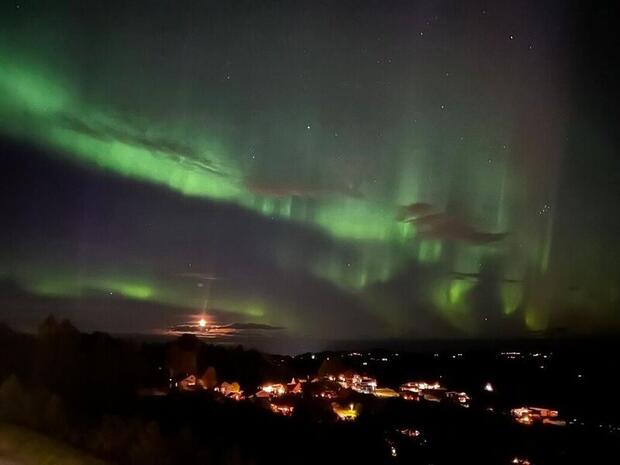 Northern Lights in Trøndelag region, Norway