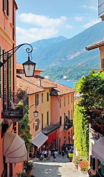 Street on Bellagio, Lake Como
