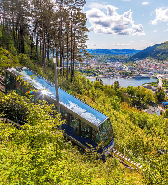 Fl&oslash;ibanen funicular, Bergen