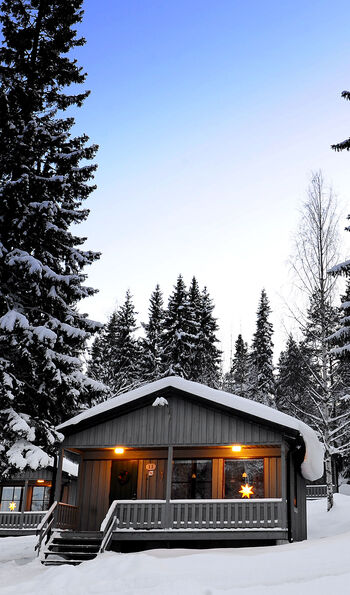 Cosy cabin at Brändön Lodge