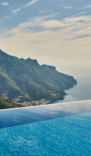 Infinity pool at Caruso, A Belmond Hotel
