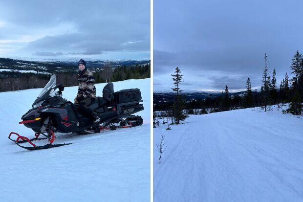 Mountains of Trøndelag The snow-covered mountains of Norway's Trøndelag region