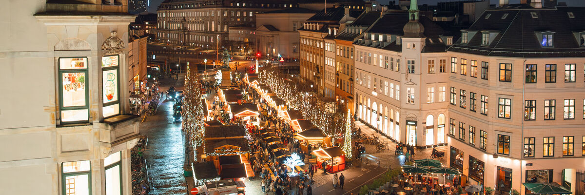 Christmas Market at Højbro Plads, Copenhagen (Credit: Mark Tanggaard - Visit Copenhagen)