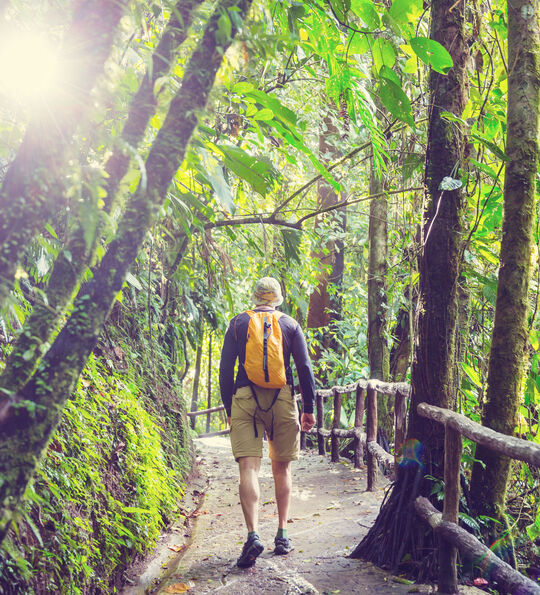 Hiking in Corcovado National Park, Costa Rica