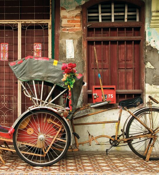 Image of Cycle Rickshaw in Georgetown