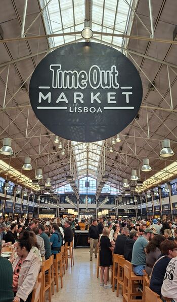 Time Out Market in Lisbon, Portugal