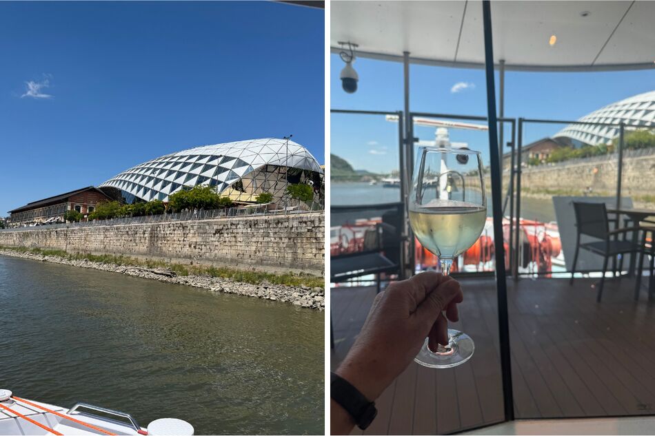 Cruising along the Danube in Budapest on Ama Verde Cruising along the Danube in Budapest on Ama Verde