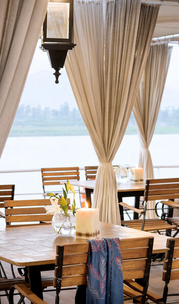 Dining deck, Sanctuary Sun Boat IV