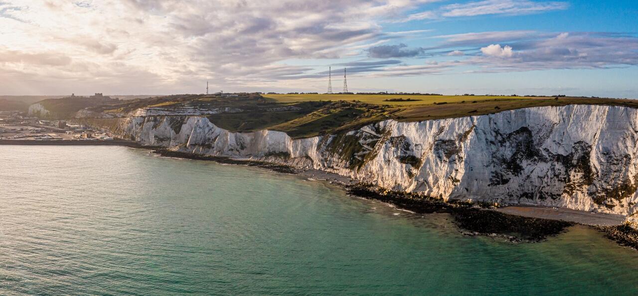 The white cliffs of Dover