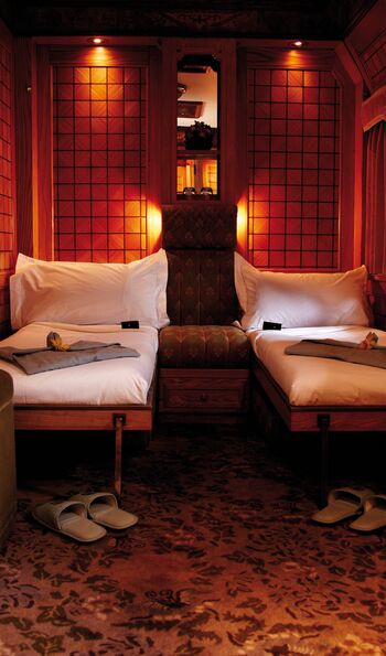 Cabin on board Eastern & Oriental Express