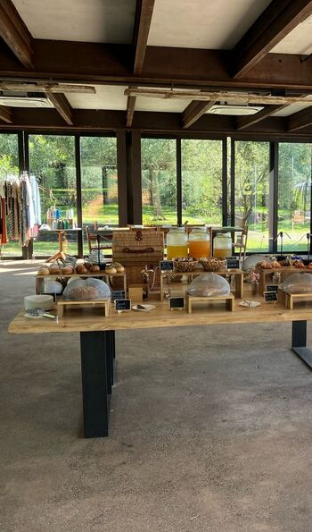 Breakfast at Monaci delle Terre Nere