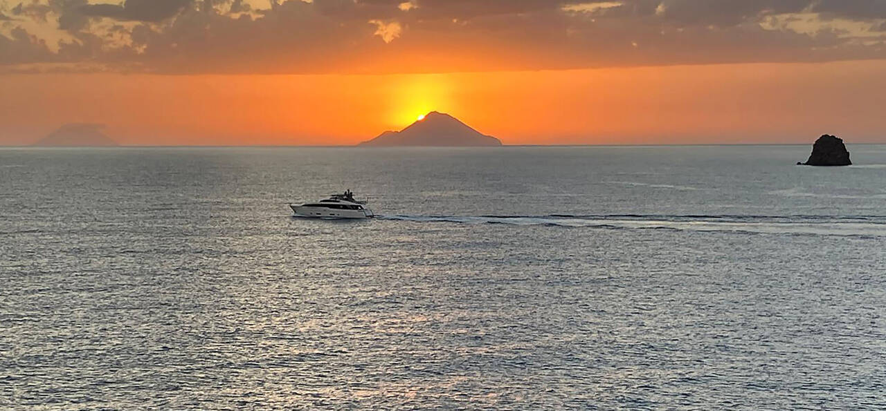 Sunset at Therasia Resort