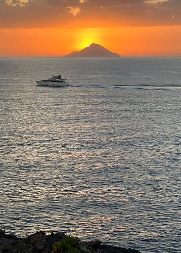 Sunset at Therasia Resort