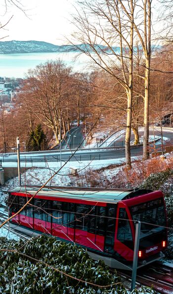 Fl&oslash;ibanen funicular, Bergen