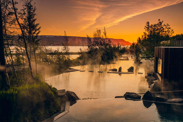 Forest Lagoon near Akureyri, North Iceland