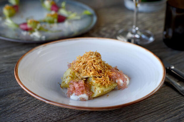 Image of plate of food at Fotografiska restaurant