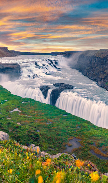 Gullfoss waterfall