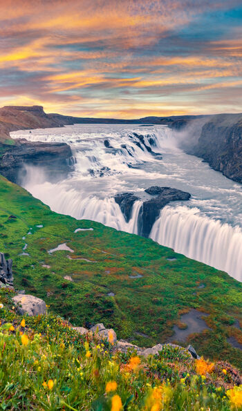 Gullfoss waterfall