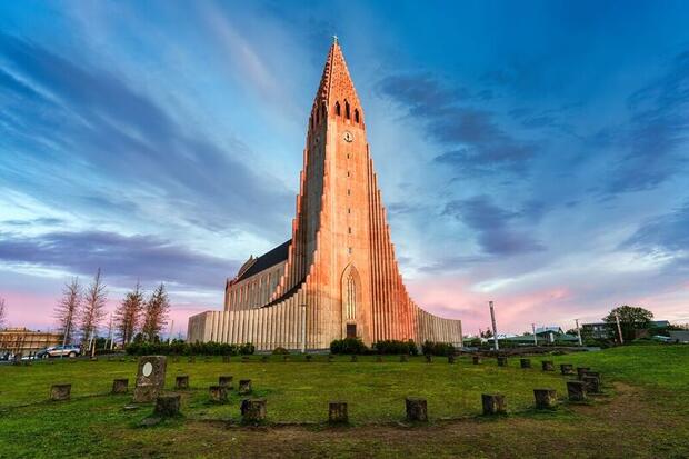 Hallgrimskirkja church, Reykjavik, Iceland