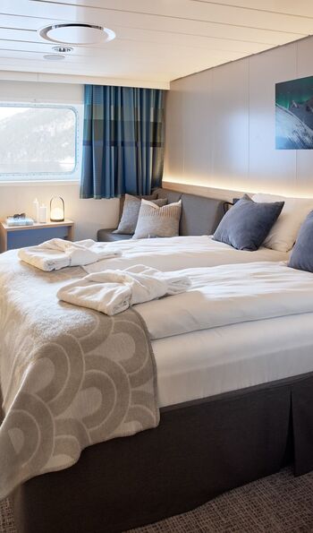 Superior Seaview Cabin, Havila Voyages