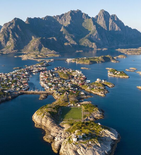 Henningsv&aelig;r, Lofoten Islands, Norway