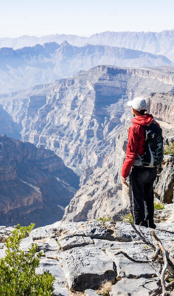 Hiking Jebel Shams