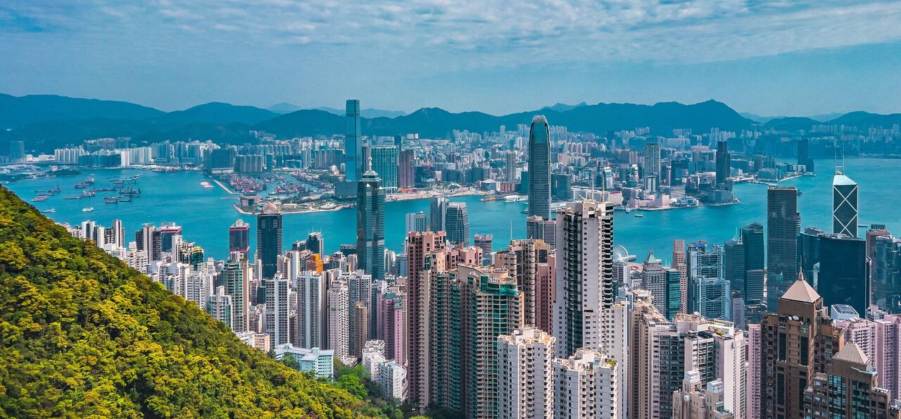 Hong Kong City from Victoria Peak