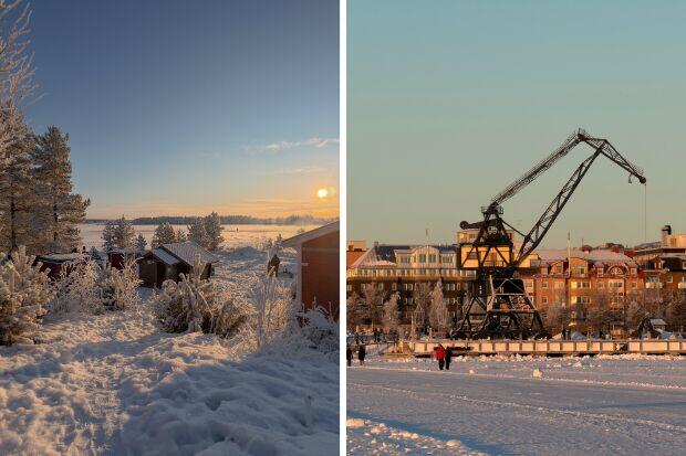 Luleå, a coastal city in Swedish Lapland