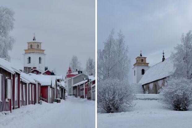 The Gammelstad Church Town near Luleå, Swedish Lapland