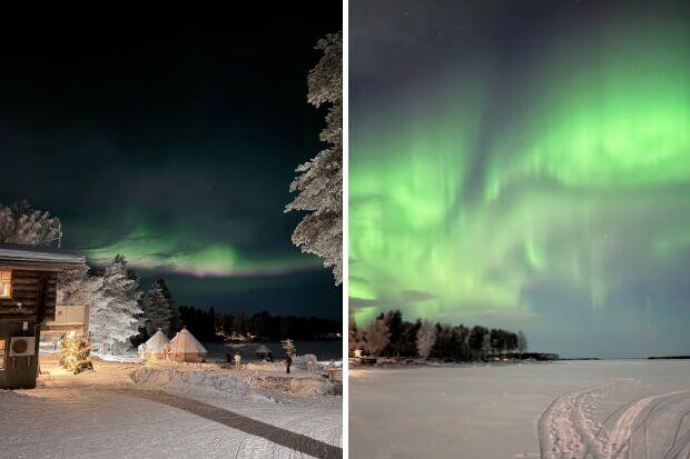 Northern Lights at Brändön Lodge, Swedish Lapland