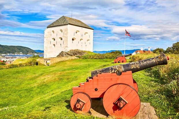 Kristiansten Fortress in Trondheim, Norway