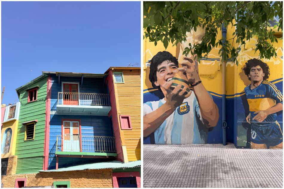 La Boca neighbourhood in Buenos Aires, Argentina La Boca neighbourhood in Buenos Aires, Argentina