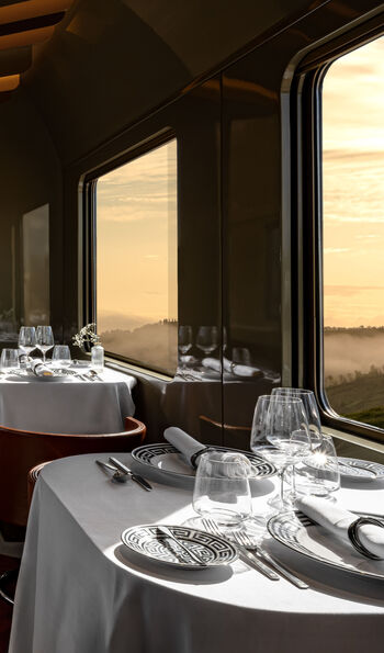 Dining on La Dolce Vita Orient Express