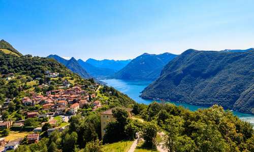 Lake Lugano, Switzerland