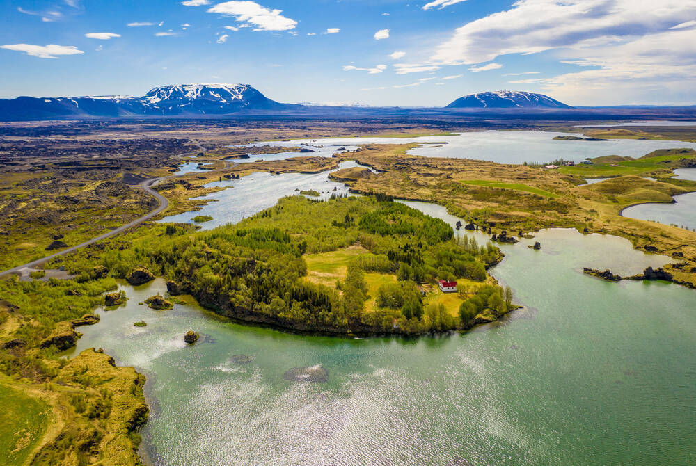 Lake Mývatn, North Iceland  Lake Mývatn, North Iceland