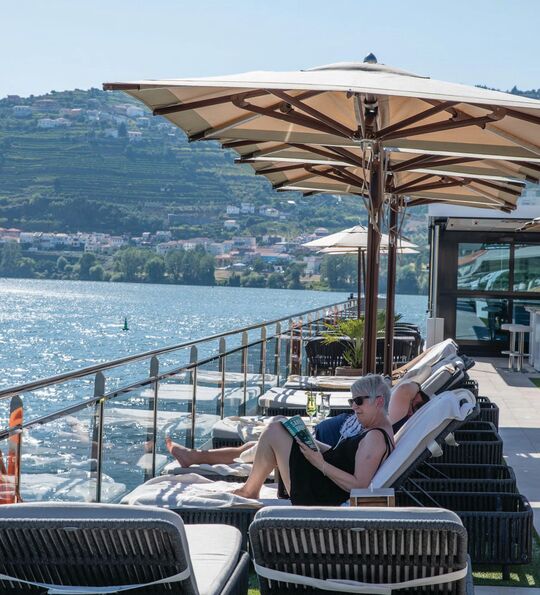 Relaxing on board MS Andorinha